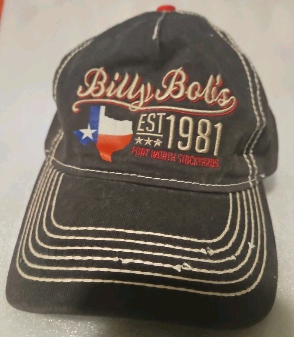 Billy Bob's Texas Hat Cap Women’s Embroidered Adjustable 100% Cotton OSFM